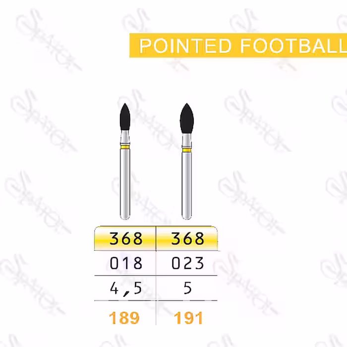 فرز الماسی پالیش کامپوزیت4.5 / 5 میل POINTED FOOTBALL 368 تیزکاوان TEESKAVAN