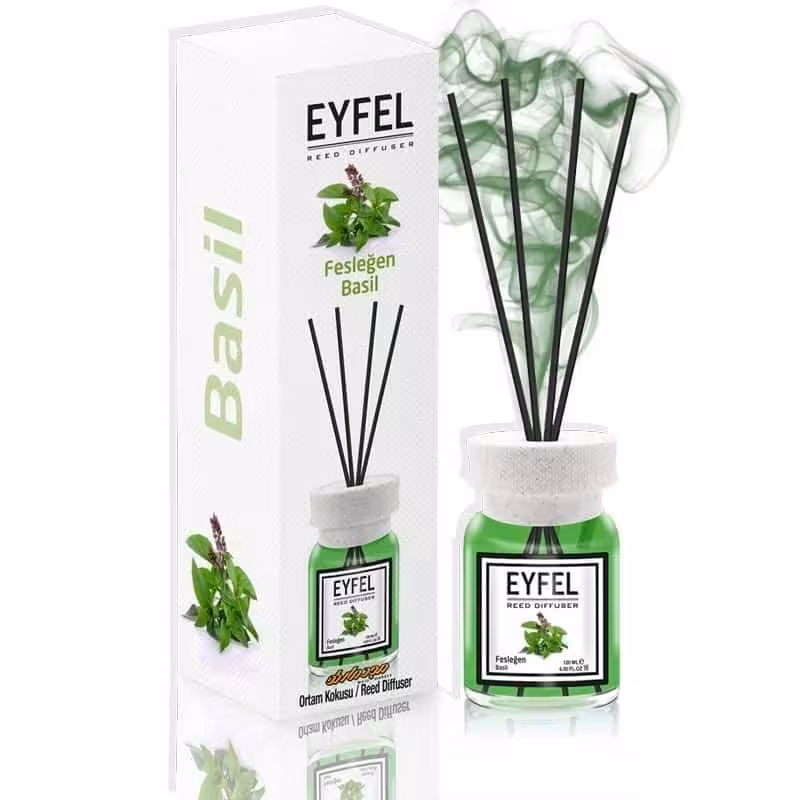 خوشبو کننده هوا EYFEL ایفل رایحه ریحان Basil - حجم 120 میلی لیتر- اصل ترکیه(original)