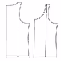 الگوی خیاطی رکابی مردانه