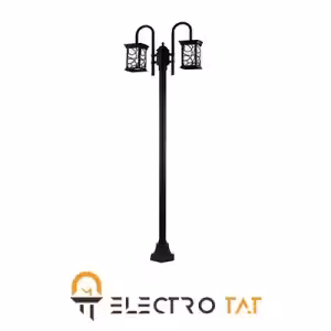 چراغ حیاطی و پارکی مدرن کلاسیک فلورال کد 2-1721 شعاع الکتریک