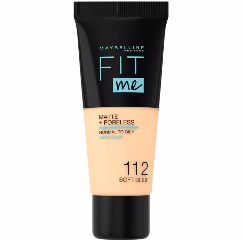 کرم پودر ميبلين مدل Fit Me شماره 112