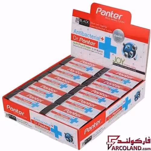 پاک کن پنتر مدل Soft Plus Eraser کد E137 بسته 20 عددی