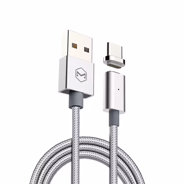 کابل تبدیل usb به TYPE-C و لایتینینگ 360 درجه مدل MAGNETIC