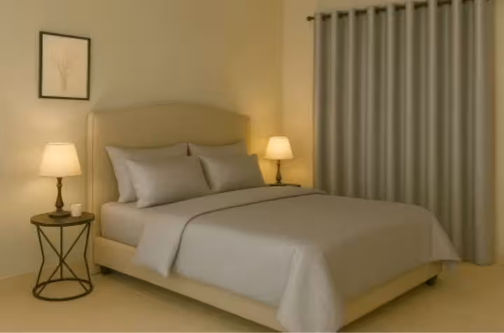 پرده پانچی بلک اوت طوسی روشن کد V11