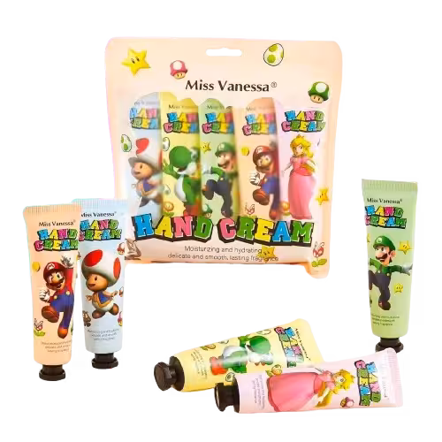 کرم دست نرم کننده و مرطوب کننده مدل سوپر ماریو (بسته 5 عددی)