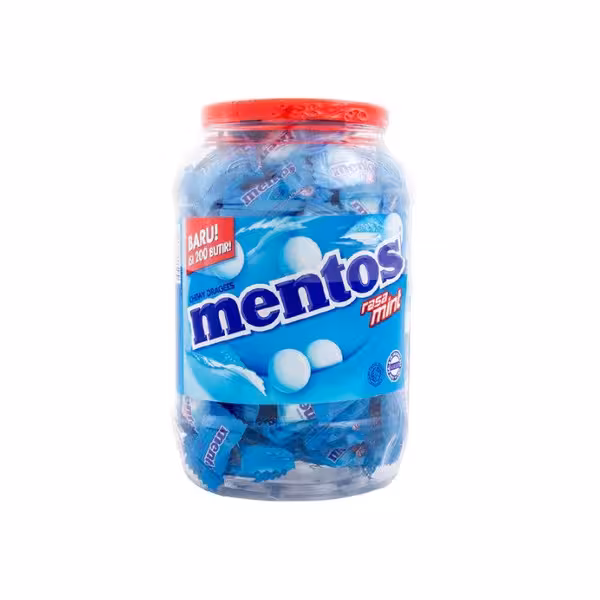 دراژه نعنایی منتوس mentos mint بسته 200 عددی