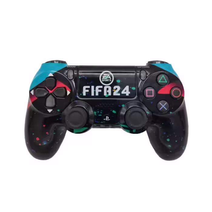 دسته بازی PS4 مدل DualShock 4 طرح Fifa 24