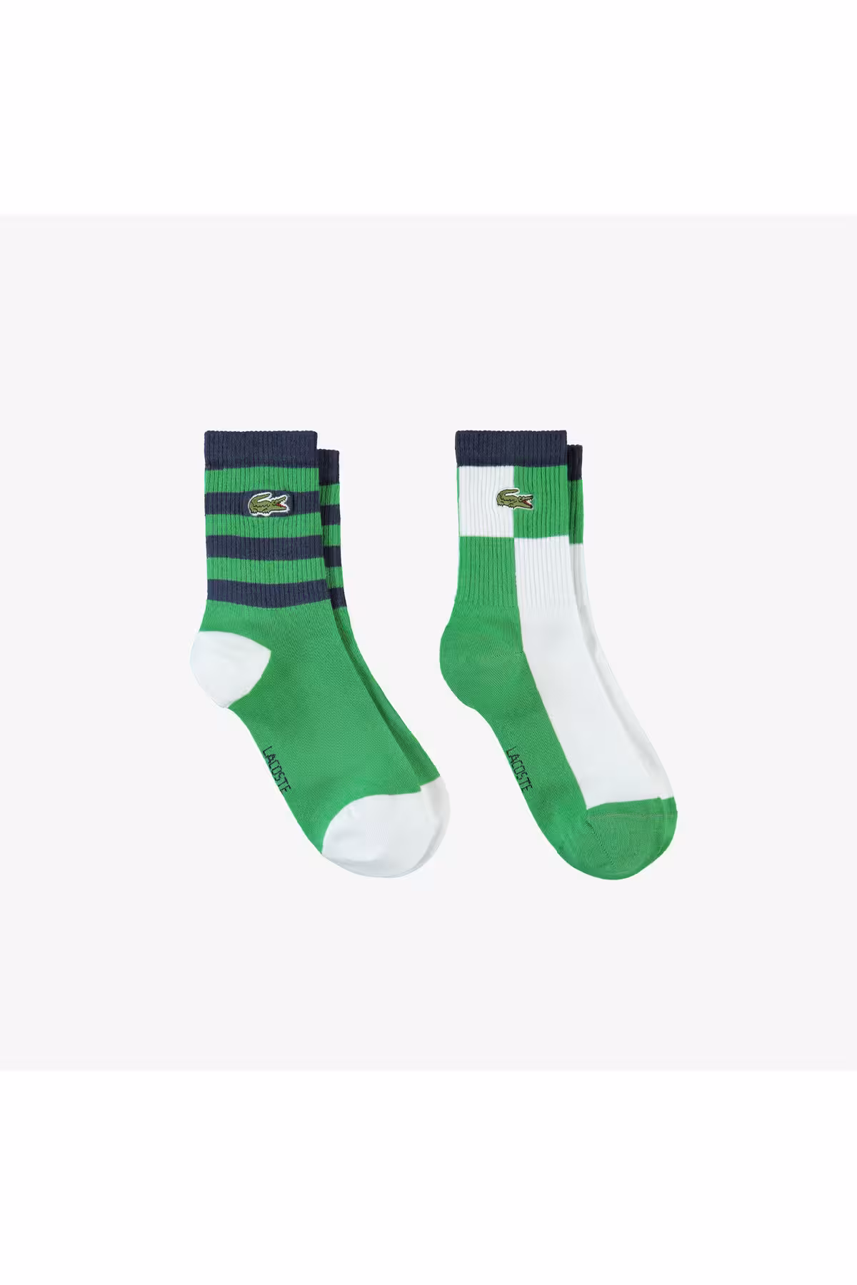 جوراب مردانه و زنانه سبز یونیسکس اورجینال Lacoste