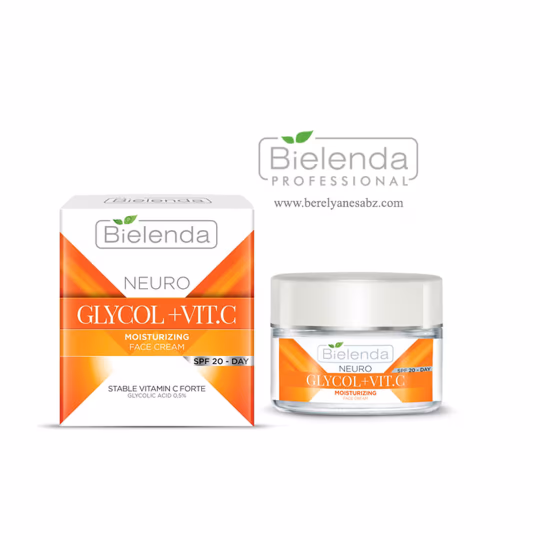 کرم روز رطوبت رسان ویتامین C و گلیکول بیلندا Bielenda Glycol and vitamin c