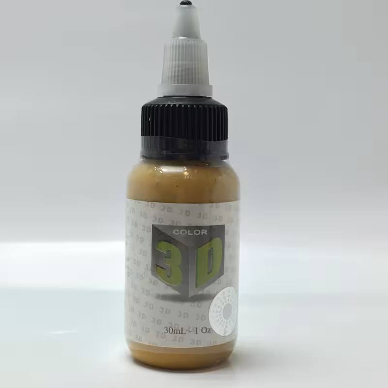 رنگ تاتو قهوه ای عسلی تری دی 30ML میکروپیکمنتیشن ( هاشور )  3D