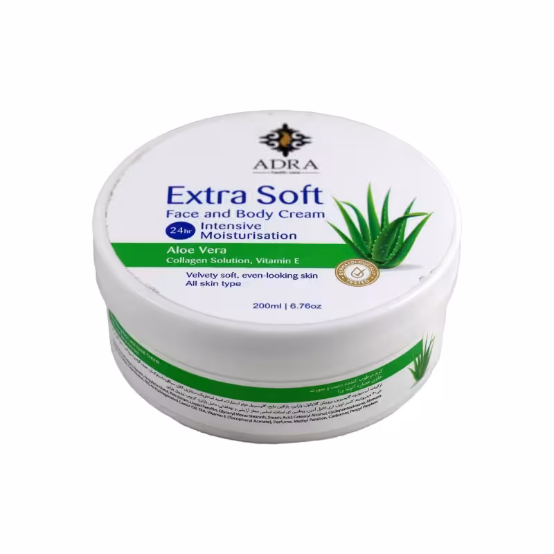 کرم مرطوب کننده دست و صورت آلوئه‌ورا آدرا
