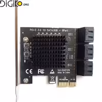 کارت 6 پورت 3.0 SATA برندمینی تک