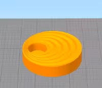 مدل سه بعدی جاوارمر طرح دایره موج کد01 (STL)