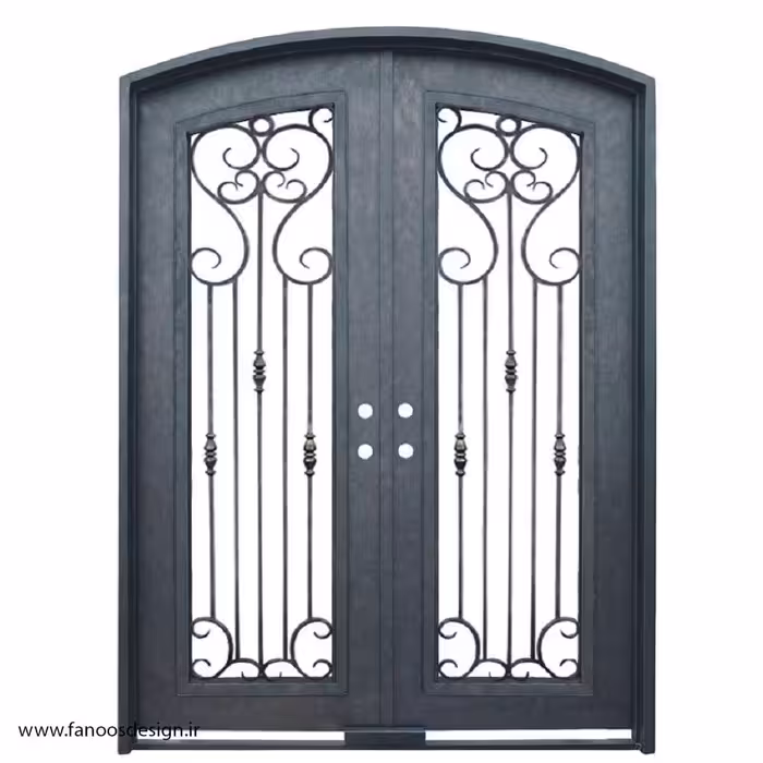 درب هال فلزی دو لنگه کد 1410
