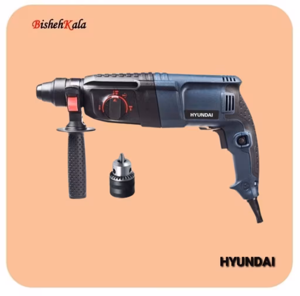 دریل بتن کن سه کاره 800 وات HYINDAI هیوندای مدل HP8029 – EH کد(3)