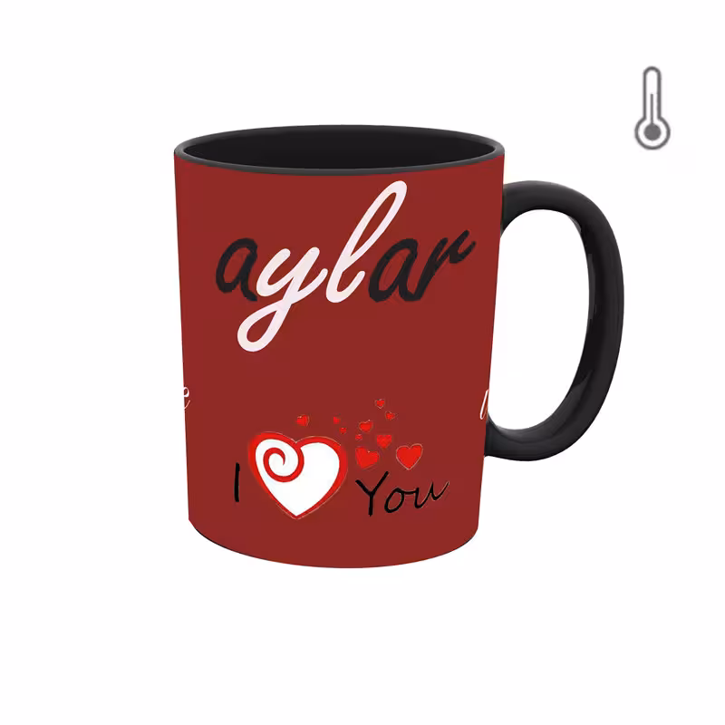 خرید ماگ-لیوان حرارتی  اسم آیلار  قلب