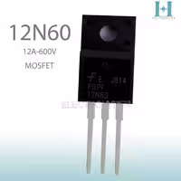 ترانزیستور ماسفت FQPF12N60 N-Channel 600V 12A TO-220F | خرید و قیمت