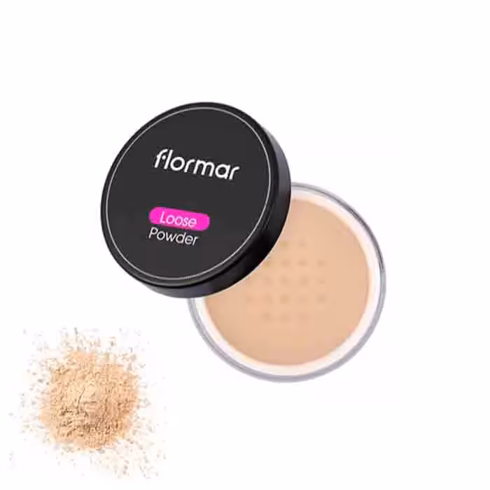 پودر فیکس فلورمار تثبیت کننده آرایش FLORMAR LOOSE POWDER کد:03