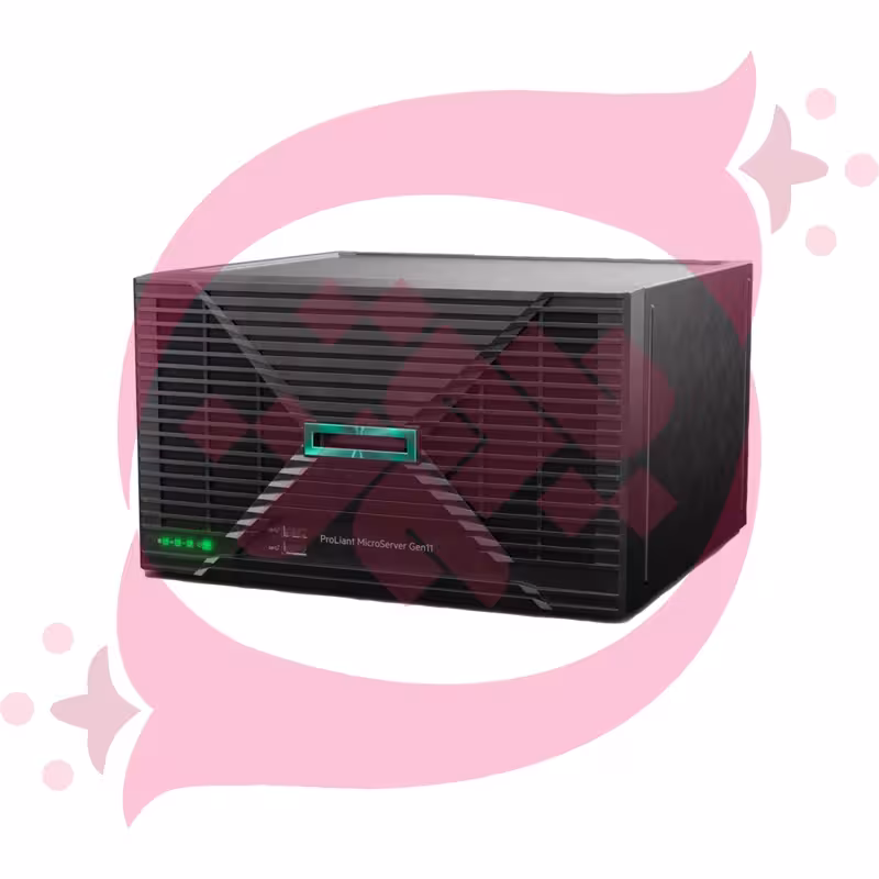 HPE MicroServer G11 E-2434 16GB VROC 4LFF-NHP 1TB 180W Ext PS Server P68821-421