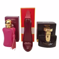 پک اقتصادی سه عددی عطر های زنانه ویکینگ کالکشن مدل مارلی اوریانا,جاسمین نویر, وری گودگرل قرمز حجم 25میل