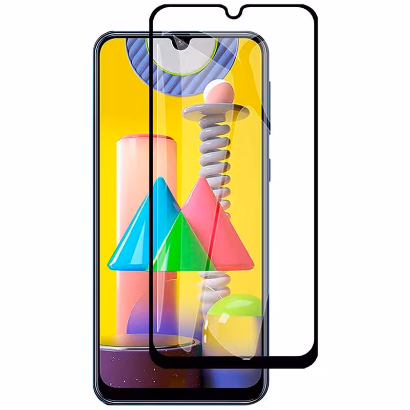 گلس فول شیشه ای تمام صفحه سامسونگ M31Samsung M31 full screen glass