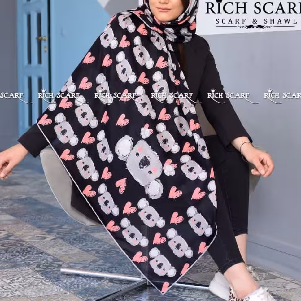 روسری نخی طرح کووالا
