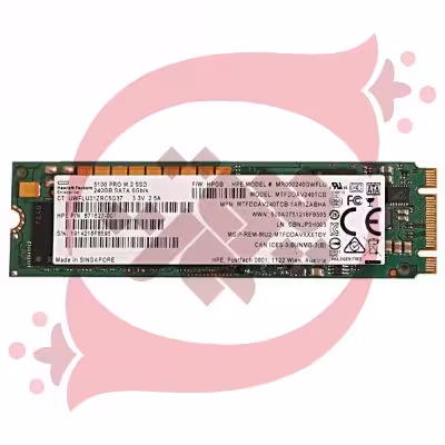 HPE 240GB SATA 6G Mixed Use M.2 2280 DS SSD 875488-B21