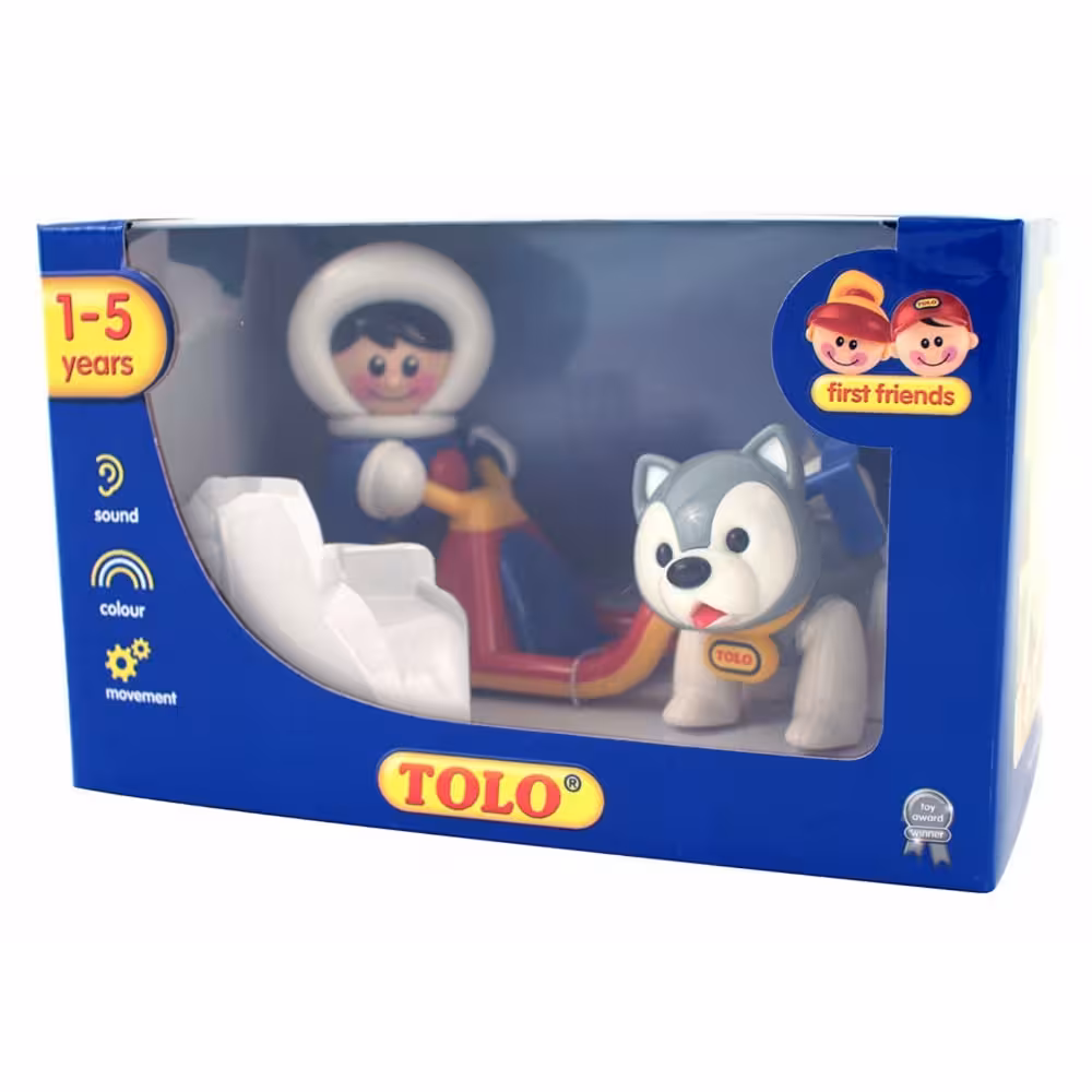 قیمت عروسک اسکیمو و سگ Tolo First Friends Polar Sledge