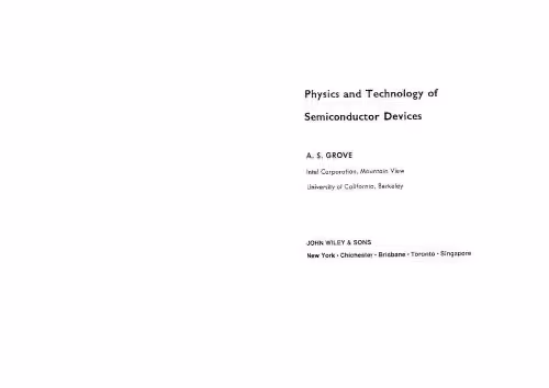 خرید و دانلود نسخه کامل کتاب Physics and Technology of Semiconductor Devices