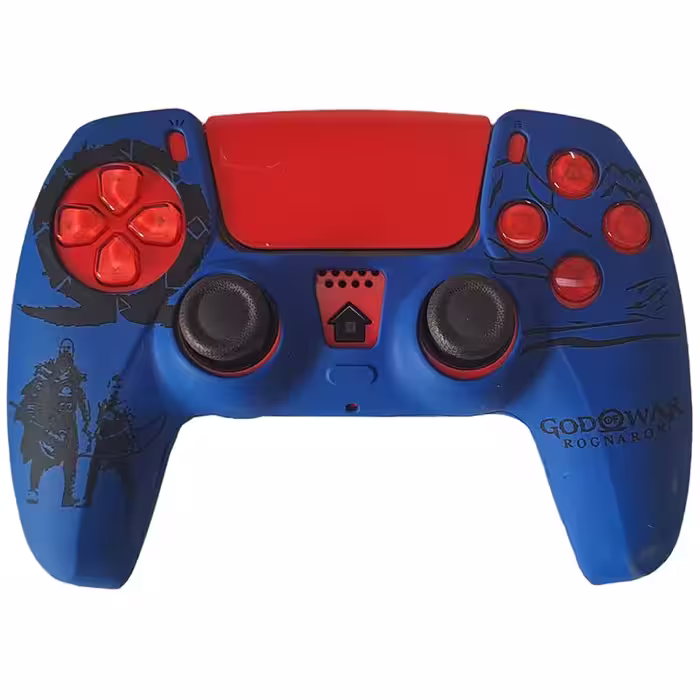 روکش دسته PS5 طرح GOD OF WAR سرمه ایی