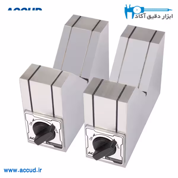 وی بلاک کلمپی جفت سایز 100*50*150 میلی متر Accud (اکیود اتریش) مدل 635-150-01