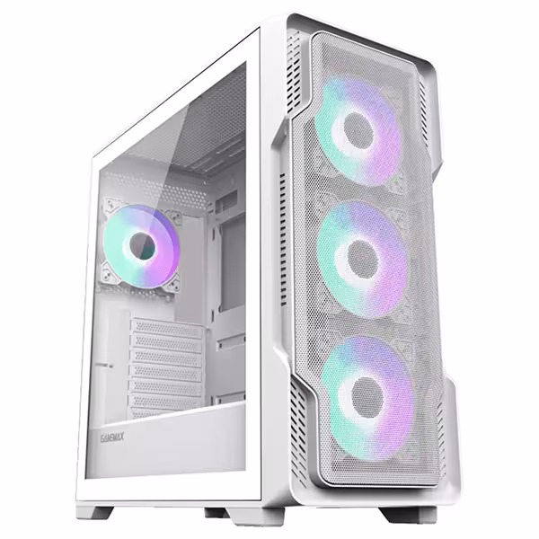 کیس گیمینگ گیم مکس مدل Gamemax Siege White