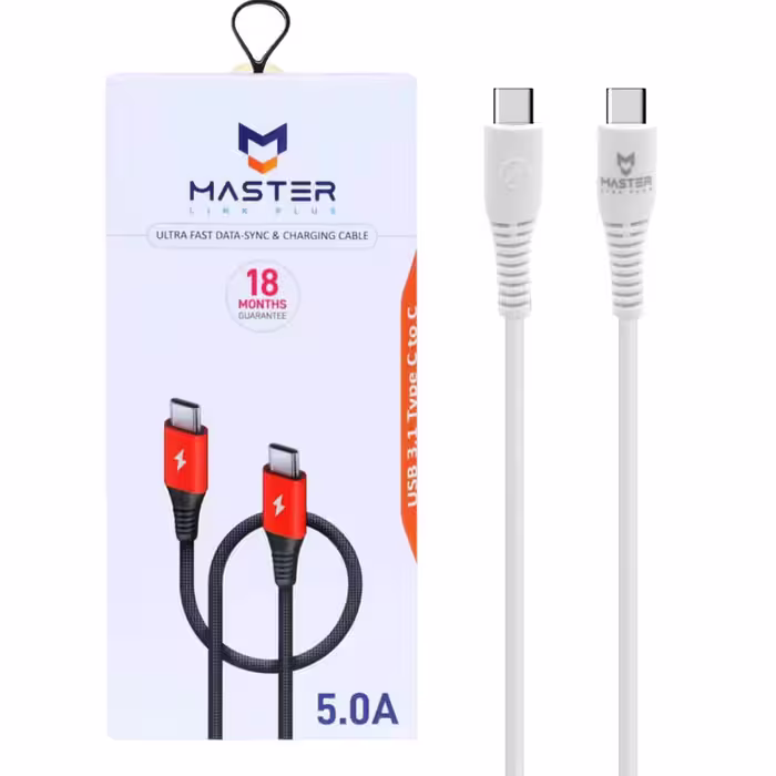 کابل شارژ Type-C to Type-C سوپر فست MASTER