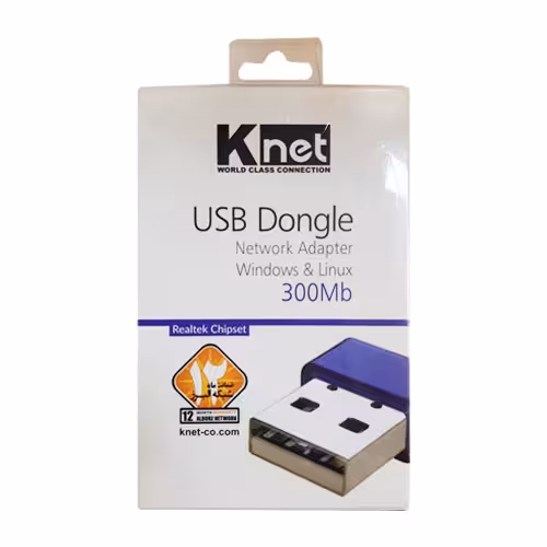 کارت شبکه USB بی سیم کی نت مدل 300Mb