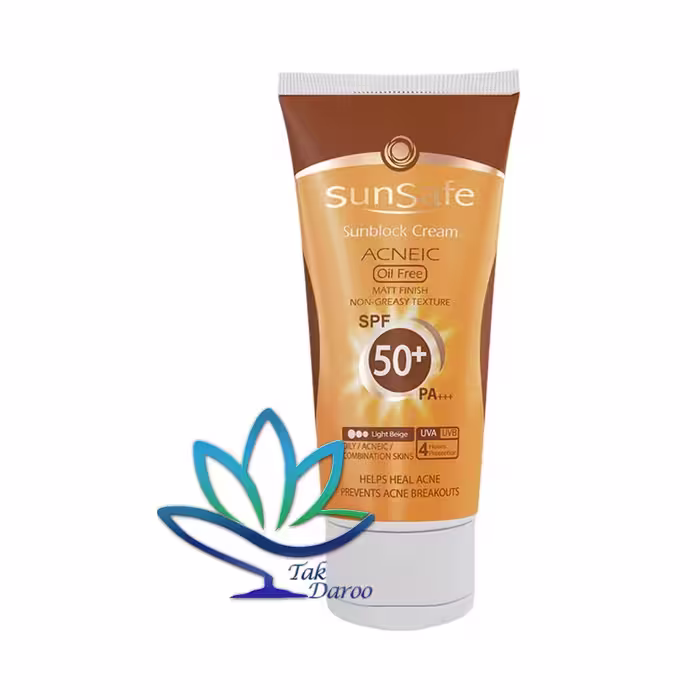 کرم ضد آفتاب آنتی آکنه سان سیف SPF50