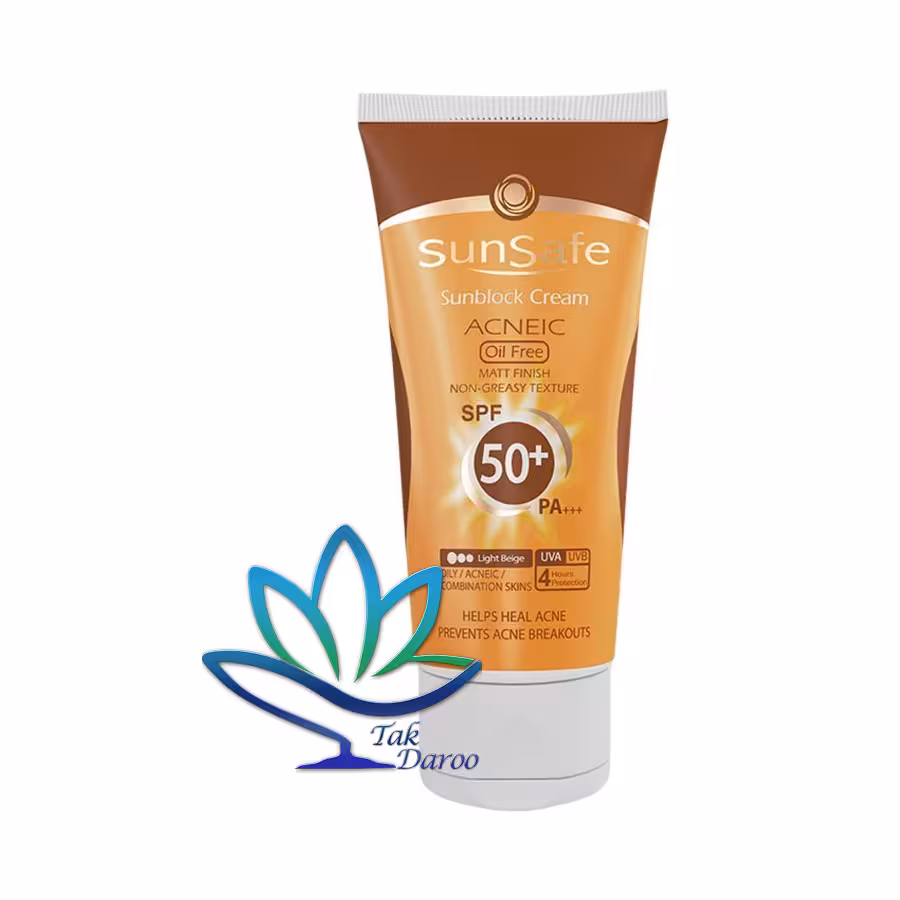 کرم ضد آفتاب آنتی آکنه سان سیف SPF50