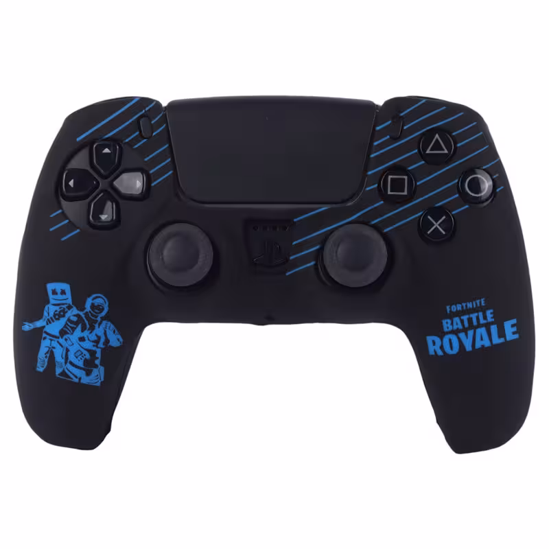 روکش دسته بازی PS5 طرح Fortnite مشکی آبی