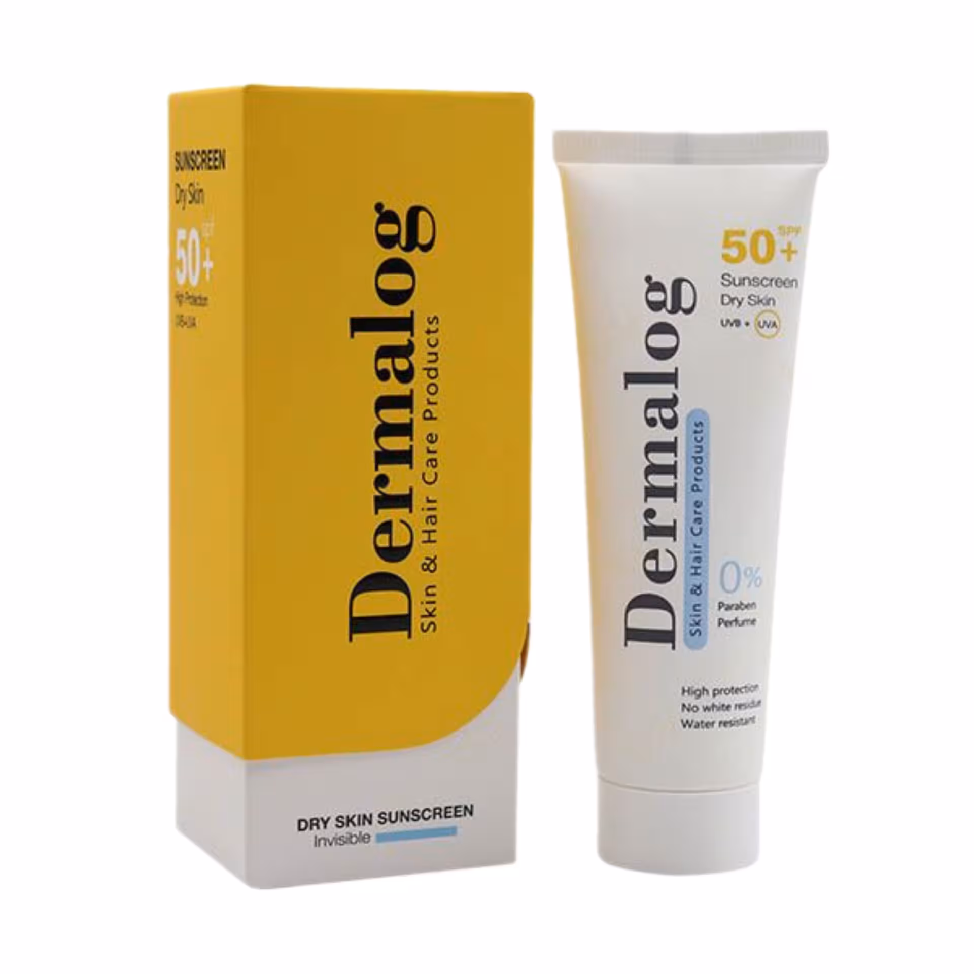 کرم ضدآفتاب پوست خشک spf 50درمالوگ حجم 50 میلی لیتر