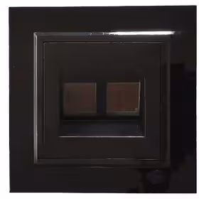 کلید و پریز برلیان پلکسی مشکی - سوکت-تلفن-cat3cat3