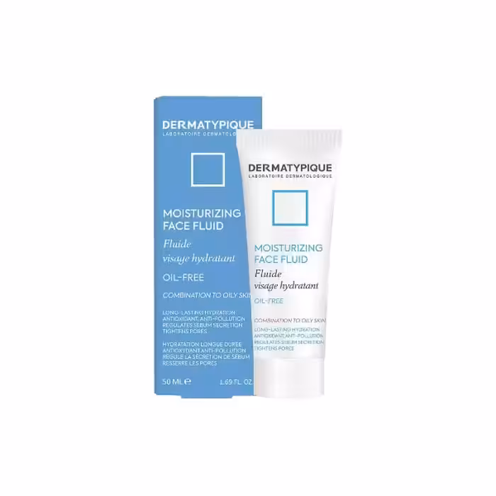 فلوئید مرطوب کننده و آبرسان پوست چرب درماتیپیک