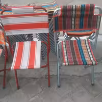 صندلی تاشو پشتی دار سایز بزرگ