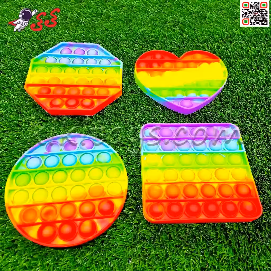 پاپت اسباب بازی چهار مدل رنگین کمانی