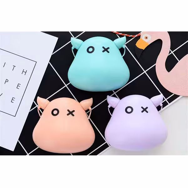 هندزفری فانتزی طرح هیولا رنگی به همراه کیف Monster Handsfree with a bag