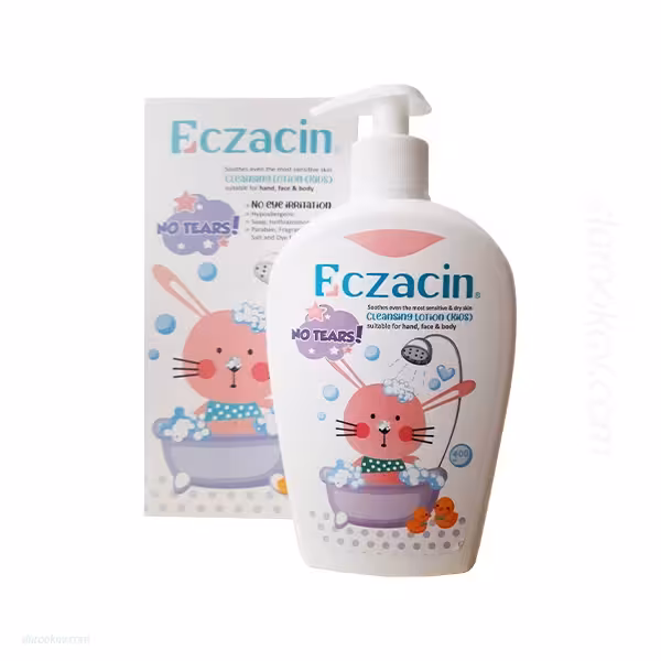 قیمت و خرید لوسیون شوینده کودک اگزاسین 400 میل - داروکاو