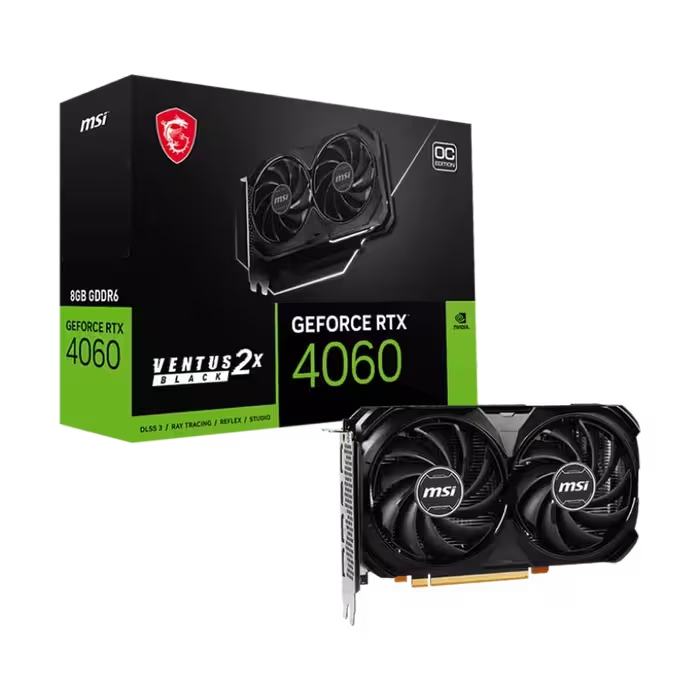 کارت گرافیک ام اس آی MSI RTX 4060 VENTUS 2X 8G OC | فروشگاه تکاف
