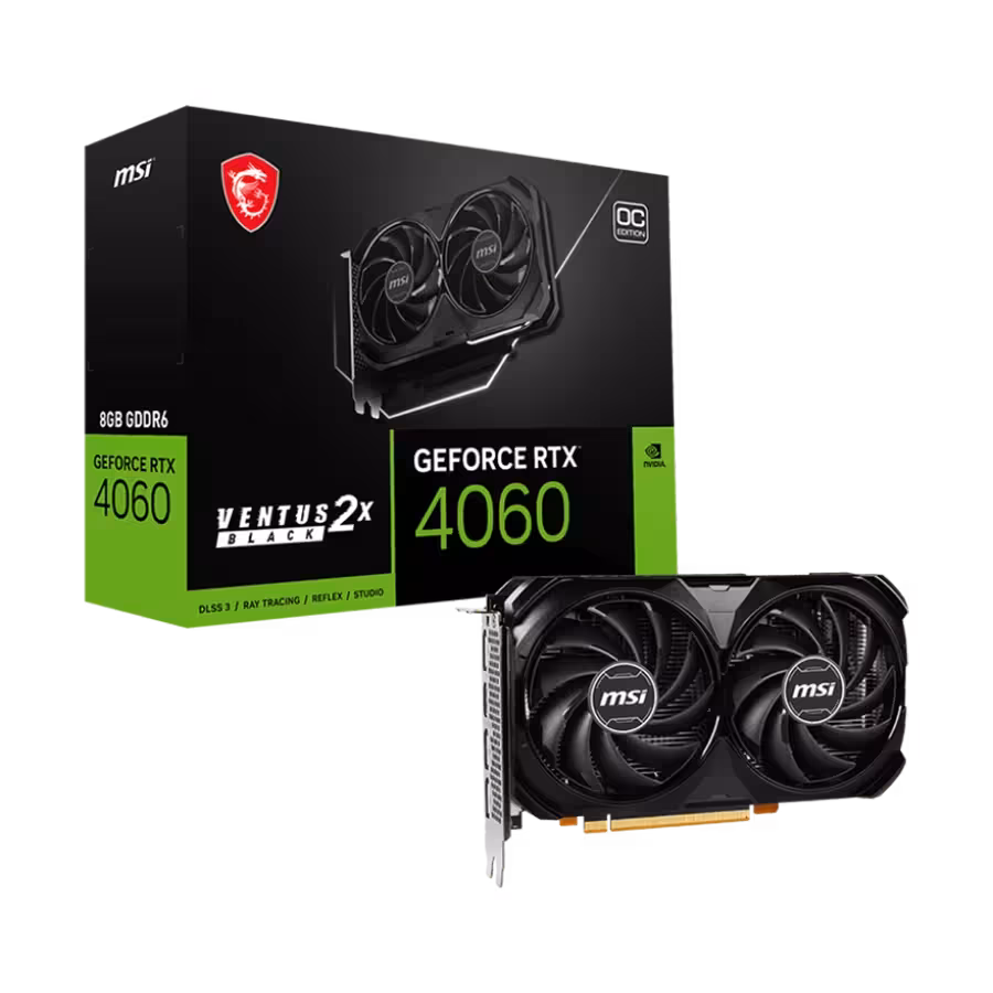 کارت گرافیک ام اس آی MSI RTX 4060 VENTUS 2X 8G OC | فروشگاه تکاف