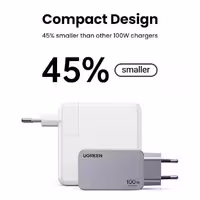 شارژر دیواری 100 وات یوگرین مدل X757-25874 به همراه کابل USB-C