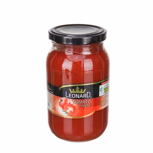 رب گوجه فرنگی شیشه ای لئونارد 500 گرمی