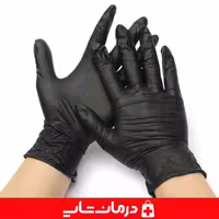 خرید دستکش مشکی نیتریل اوپی پرفکت سایز لارج l بسته 100 عددی