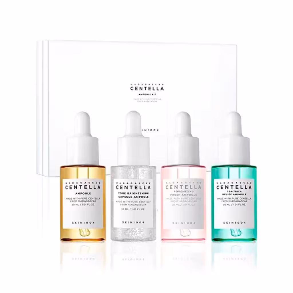 کیت آمپول ماداگاسکار سنتلا skin 1004 madagascar centella ampoule kit
